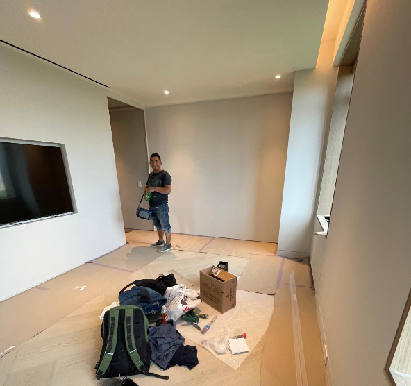 Cleaning post construction