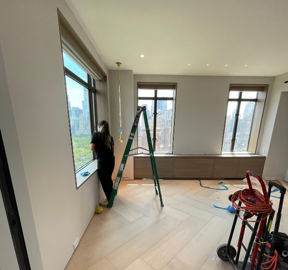 Cleaning post construction