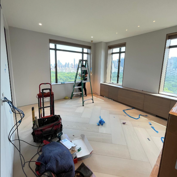 Cleaning post construction